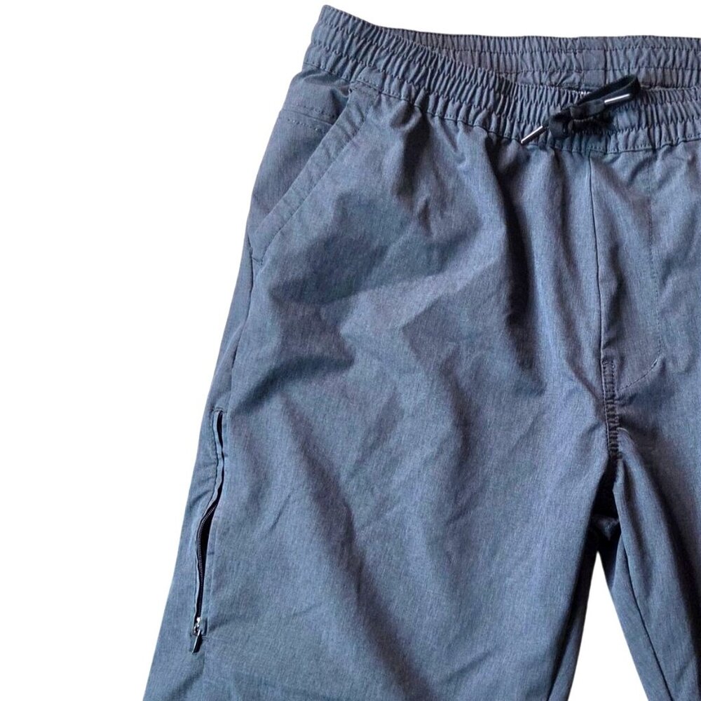 Kenneth Cole New York Mens Stretch Pull On Drawstring Active Shorts Size L Blue - Picture 3 of 7